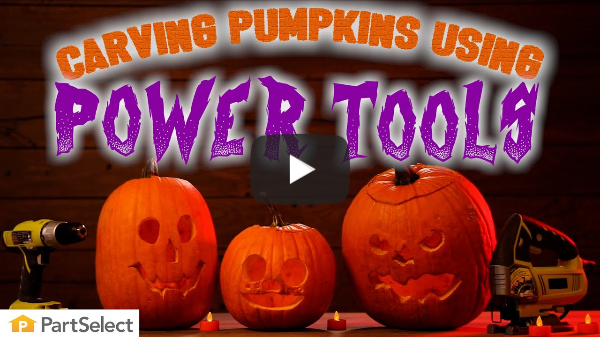 HALLOWEEN SPECIAL! Carving Pumpkins Using Power Tools | PartSelect.com