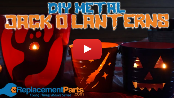 HALLOWEEN SPECIAL: DIY Metal Jack O' Lanterns | eReplacmentParts.com